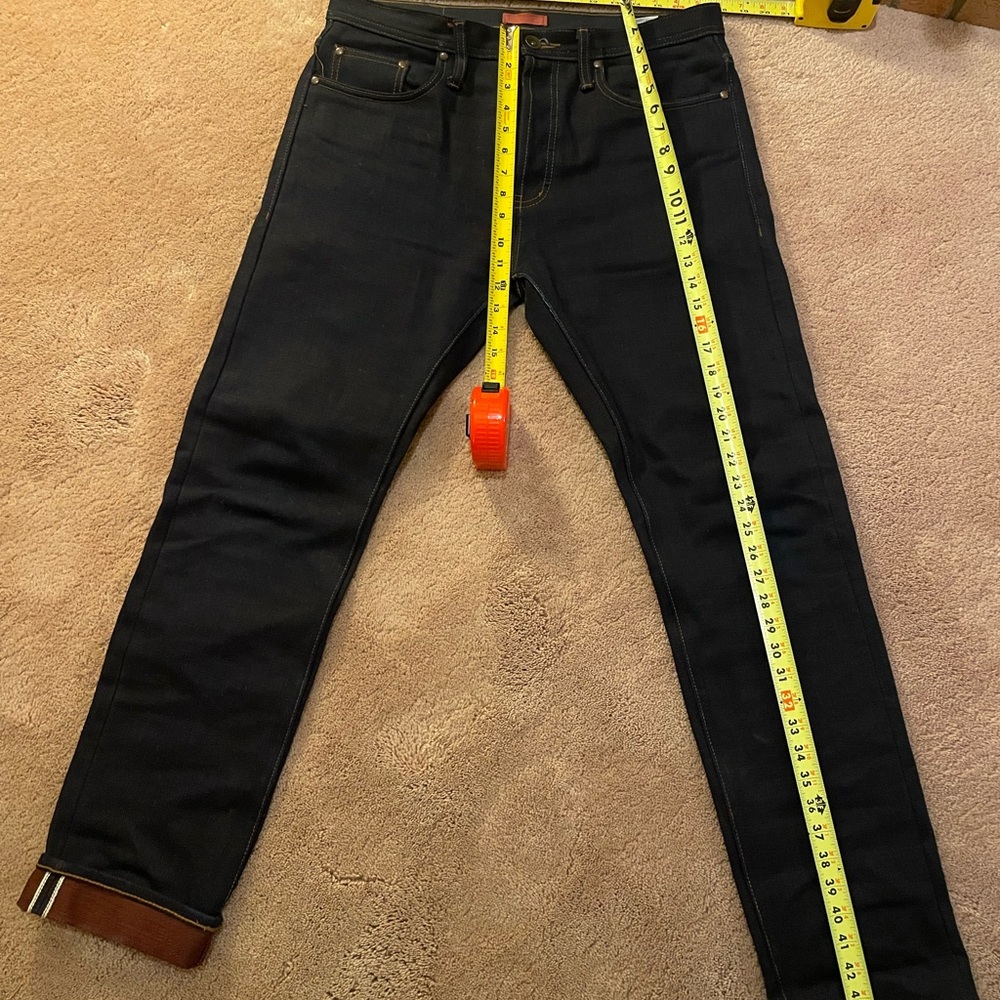 Unbranded UB291 Tapered selvedge denim Size 34 - Picture 13 of 13